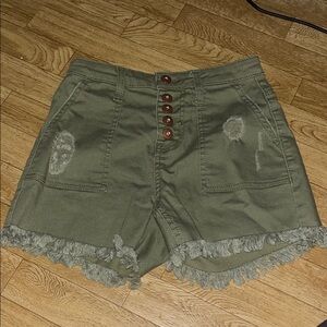 No Boundaries High Rise Jean Shorts